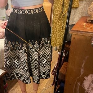 MAYAN MODERN 70s vintage skirt handmade in Guatemala